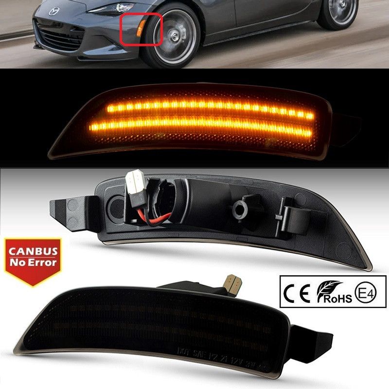 LED SIJALICE, BOCNI MARKERI NA BRANIKU - PREDNJI (SMOKE LENS) - MAZDA PL2201C81 Beograd Zemun